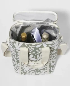 Canvas Drinks Cooler Bag The Vacay | Olive
