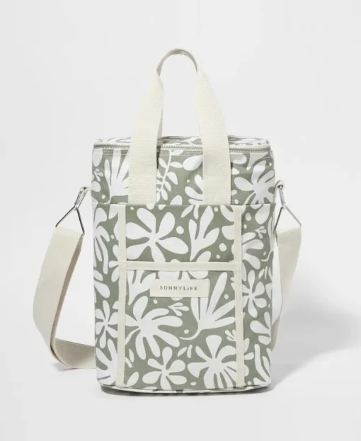 Canvas Drinks Cooler Bag The Vacay | Olive