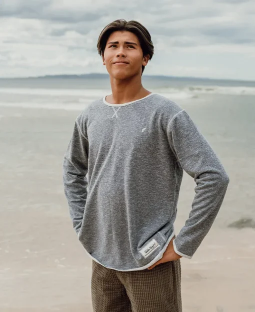 Classic Rag Top | Navy Marle