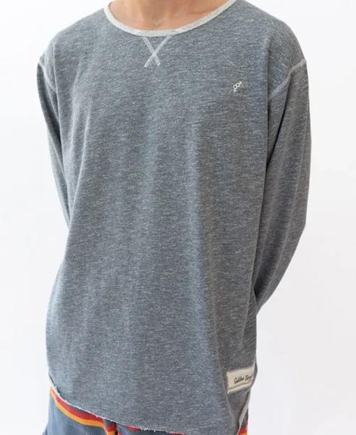 Classic Rag Top | Navy Marle