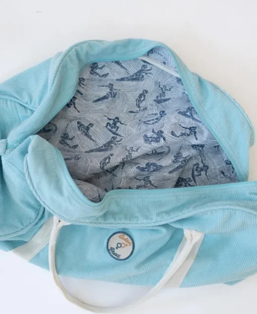Cord Roll Bag | Turquoise