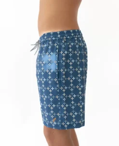 Cosmo Elastic Boardie | Blue