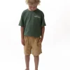 Crackers Boys Walkshort | Dark Camel