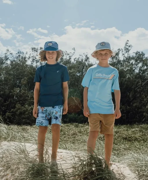 Crackers Boys Walkshort | Dark Camel