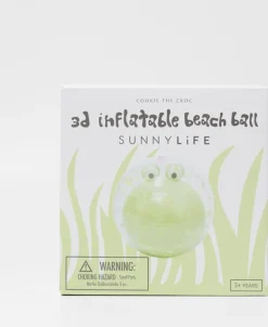 3D Inflatable Beach Ball Cookie the Croc | Light Khaki