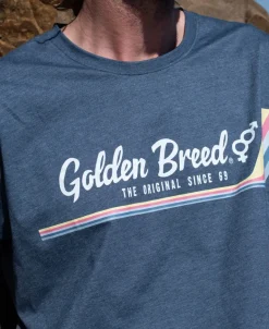 Deluxe Retro Surf Tee | Navy Marle