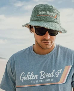 Deluxe Retro Surf Tee | Sea Blue Marle
