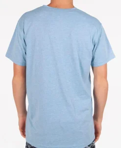 Deluxe Retro Surf Tee | Sea Blue Marle