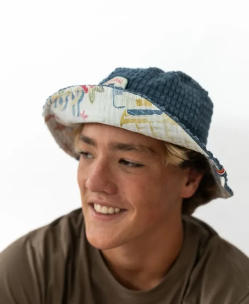 El Noggino Cord Bucket Hat | Denim
