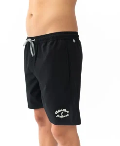 Elastic Waist Boardie | Black