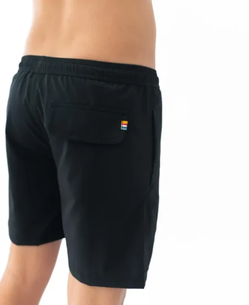 Elastic Waist Boardie | Black