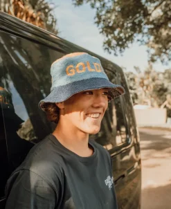 Ferry Terry Bucket Hat | Azure Blue