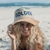 Ferry Terry Bucket Hat | Bleach Gold