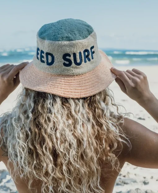 Ferry Terry Bucket Hat | Bleach Gold