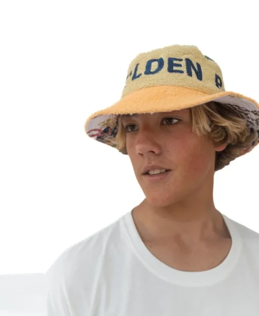 Ferry Terry Bucket Hat | Bleach Gold