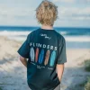 Flinders Boards Boys Tee | Navy