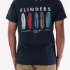 Flinders Boards Tee | Navy
