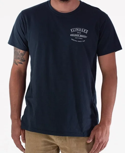 Flinders Boards Tee | Navy