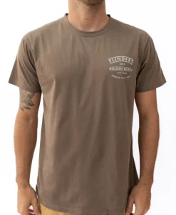 Flinders Boards Tee | Wash Brown