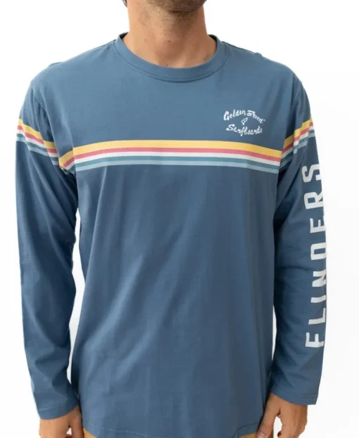 Flinders Cali LS Tee | Blue