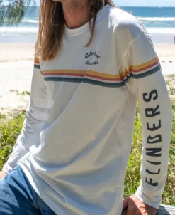 Flinders Cali LS Tee | Off White