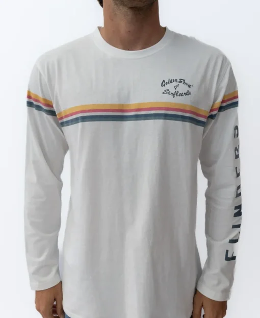 Flinders Cali LS Tee | Off White