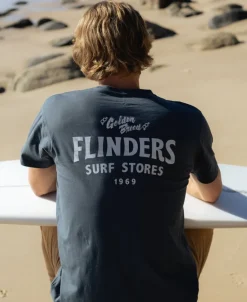 Flinders Easy Rider Tee | Wash Black