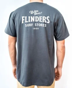 Flinders Easy Rider Tee | Wash Black