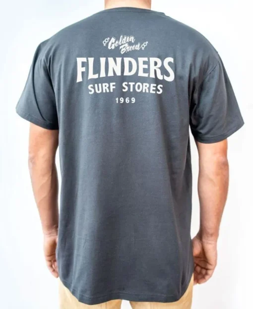 Flinders Easy Rider Tee | Wash Black