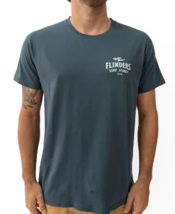 Flinders Easy Rider Tee | Denim
