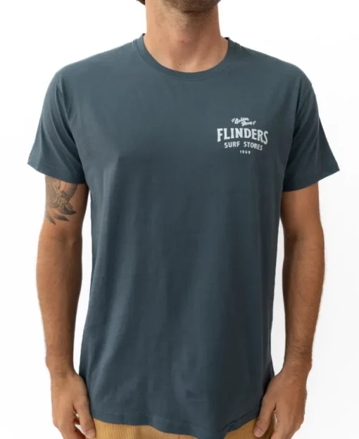 Flinders Easy Rider Tee | Denim