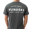 Flinders Old School Tee | Wash Black