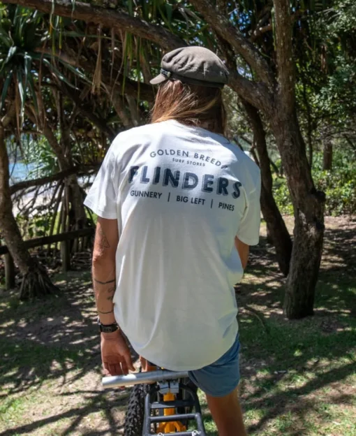 Flinders Old School Tee | Off White