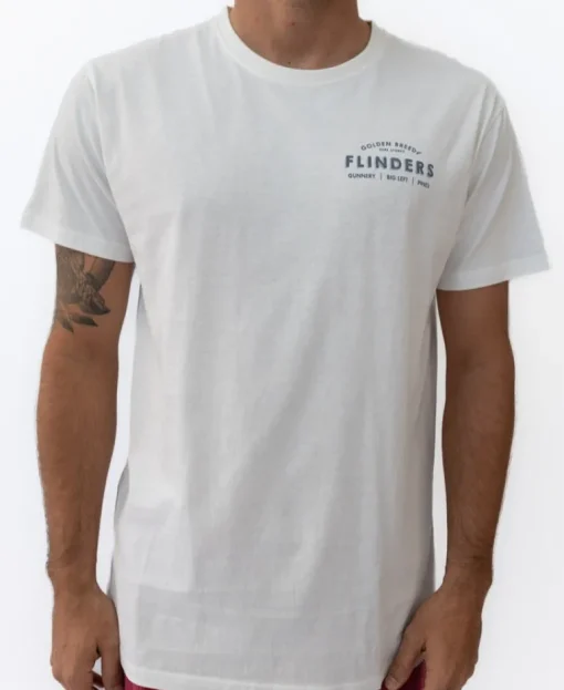 Flinders Old School Tee | Off White