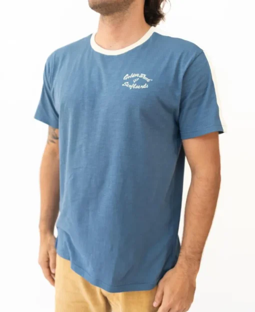 Flinders Willis Tee | Dusty Blue