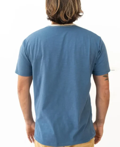 Flinders Willis Tee | Dusty Blue