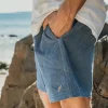 Floyd Elastic Waist Walkshort | Dusty Blue