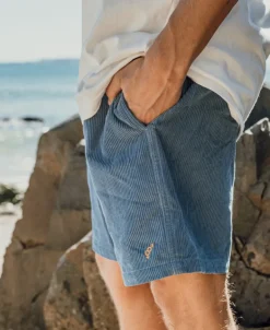 Floyd Elastic Waist Walkshort | Dusty Blue