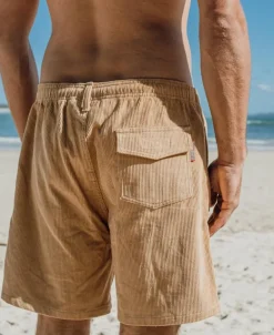 Floyd Elastic Waist Walkshort | Dark Camel