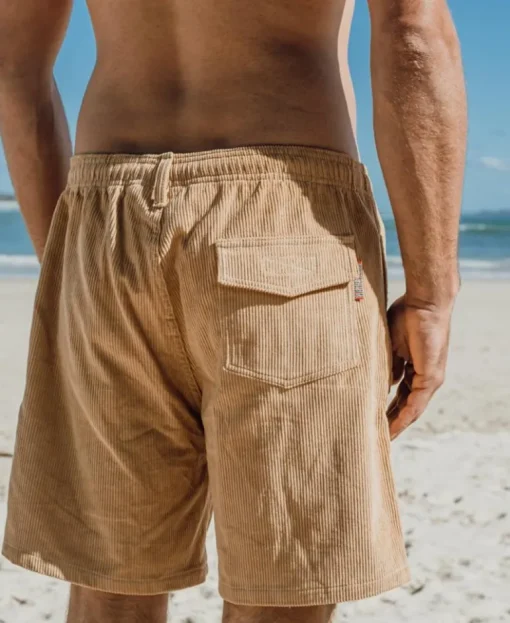 Floyd Elastic Waist Walkshort | Dark Camel
