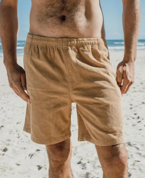 Floyd Elastic Waist Walkshort | Dark Camel