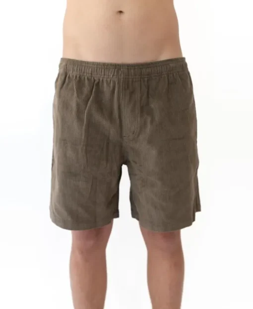 Floyd Elastic Waist Walkshort | Wash brown