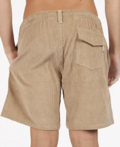 Floyd Elastic Waist Walkshort | Dark Camel