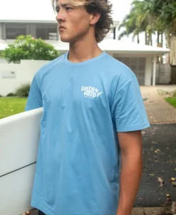 Friday Tee | Azure Blue