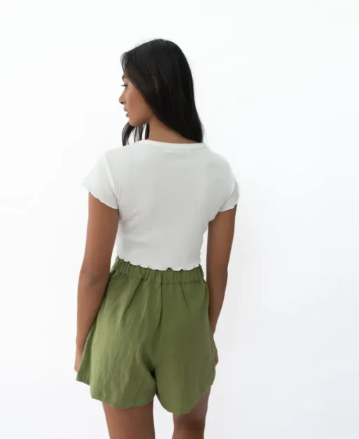 Frill Tee | White