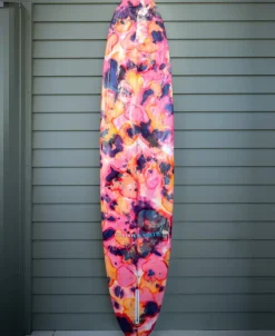 G&S 9'3 Chick Board Polish Finish | Pink Tie Dye