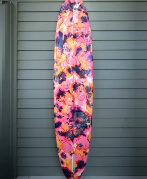 G&S 9'3 Chick Board Polish Finish | Pink Tie Dye
