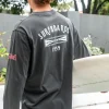G&S Surfboards Comp LS Tee | Wash Black