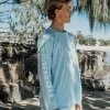 G&S Surfboards Comp LS Tee | Turquoise