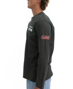 G&S Surfboards Comp LS Tee | Wash Black